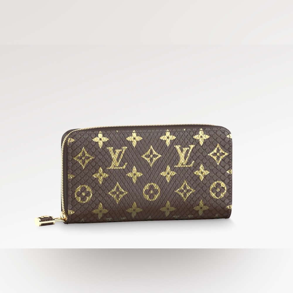 LOUIS VUITTON PYTHON 🐍 SKIN LOUIS ZIPPY WALLET •••Like New{Perfect Condition} - Picture 1 of 2